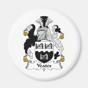 Yeates Family Crest Magneet