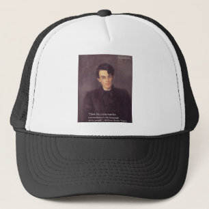 Yeats "Denk Wijs" Wijsheid Quote Cadeaus & Kaarten Trucker Pet