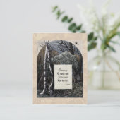 Yeats "Het gestolen kind" Victoriaans Briefkaart (Staand voorkant)