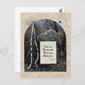 Yeats "Het gestolen kind" Victoriaans Briefkaart (Voorkant / Achterkant)