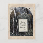 Yeats "Het gestolen kind" Victoriaans Briefkaart (Voorkant)