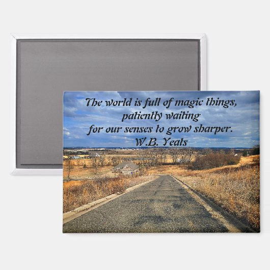 Yeats Quote Magnet (Voorkant / Achterkant)