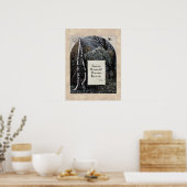 Yeats "The Stolen Child" Victoriaans Art Poem 17x2 Poster (Keuken)