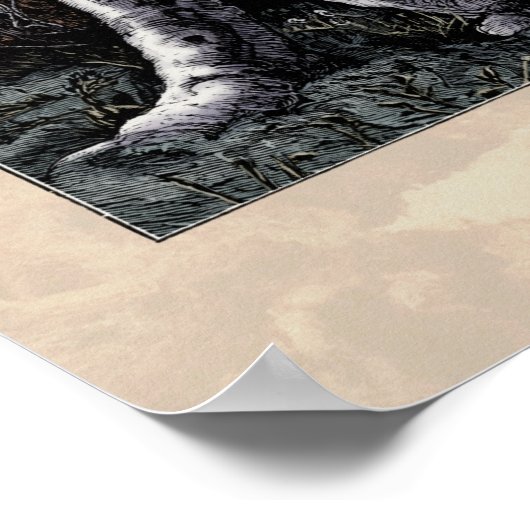 Yeats "The Stolen Child" Victoriaans Art Poem 18x2 Poster (Hoek)