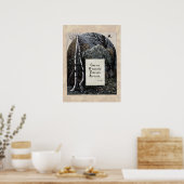 Yeats "The Stolen Child" Victoriaans Art Poem 18x2 Poster (Keuken)