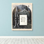 Yeats "The Stolen Child" Victoriaans gedicht Art C Canvas Afdruk (Insitu (Houten vloer))