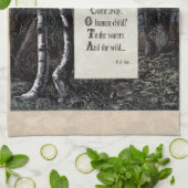 Yeats "The Stolen Child" Victoriaans theedoek (Gevouwen)