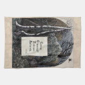 Yeats "The Stolen Child" Victoriaans theedoek (Horizontaal)