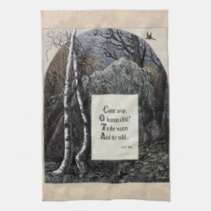 Yeats "The Stolen Child" Victoriaans theedoek