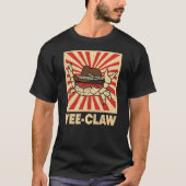 Yee Claw Crab Yee Haw Sarcastic Funny Cowboy Crab T-shirt (Voorkant)