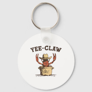 Yee Claw Yee Haw Crab Funny Crawfish Boil Sleutelhanger