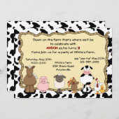 Yee-Ha Boerderij Uitnodiging (Voorkant / Achterkant)