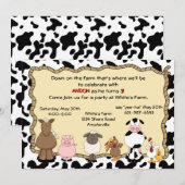 Yee-Ha Boerderij Uitnodiging (Voorkant / Achterkant)