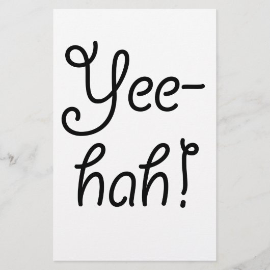 Yee-hah! Briefpapier (Voorkant)