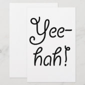 Yee-hah! Briefpapier (Voorkant / Achterkant)