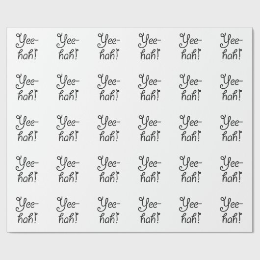 Yee-hah! Cadeaupapier (Vlak)