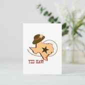 Yee Haw! Briefkaart (Staand voorkant)