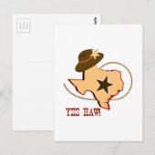 Yee Haw! Briefkaart (Voorkant / Achterkant)