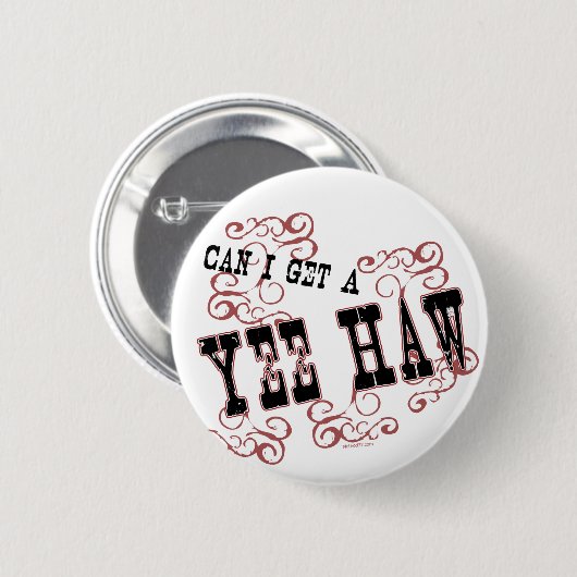 Yee Haw Button (Voorkant /achterkant)