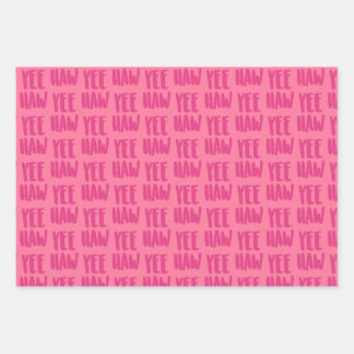 Yee Haw-cadeaupapier, Country Glam-cadeauverpakkin Inpakpapier Vel