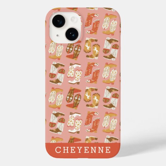 Yee Haw Cowgirl Boots Case-Mate iPhone Case (Achterkant)