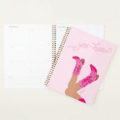 Yee-Haw Cowgirl Boots Custom Name  Planner (Display)