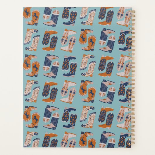 Yee Haw Cowgirl Soft Hoesje Planner (Achterkant)