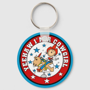 Yee Haw Cowgirl Tshirts en Gifts Sleutelhanger