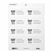 Yee Haw Ik ben een Abuelo T-shirts en geschenken Etiket (Full Sheet)