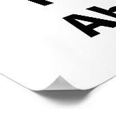 Yee Haw Ik ben een Abuelo T-shirts en geschenken Poster (Hoek)