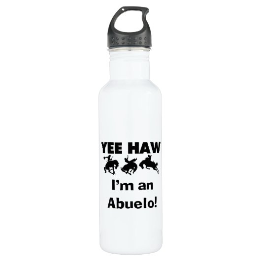 Yee Haw Ik ben een Abuelo T-shirts en Waterfles (Voorkant)