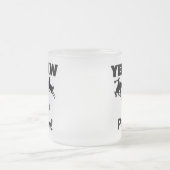 Yee Haw Ik ben een Papaw Tshirts en geschenken Matglas Koffiemok (Center)