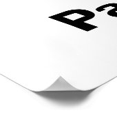 Yee Haw Ik ben een Papaw Tshirts en geschenken Poster (Hoek)