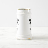 Yee Haw Ik ben een Poppi T-shirts en geschenken Bierpul (Center)