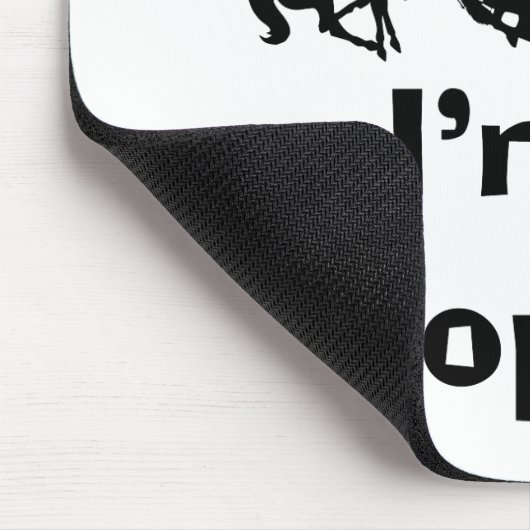 Yee Haw Ik ben een Poppy T-shirts en geschenken Muismat (Hoek)