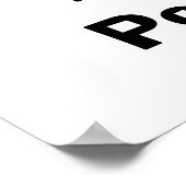 Yee Haw Ik ben een Poppy T-shirts en geschenken Poster (Hoek)