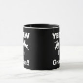 Yee Haw Ik ben opa T-shirts en cadeautjes Mok (Midden)