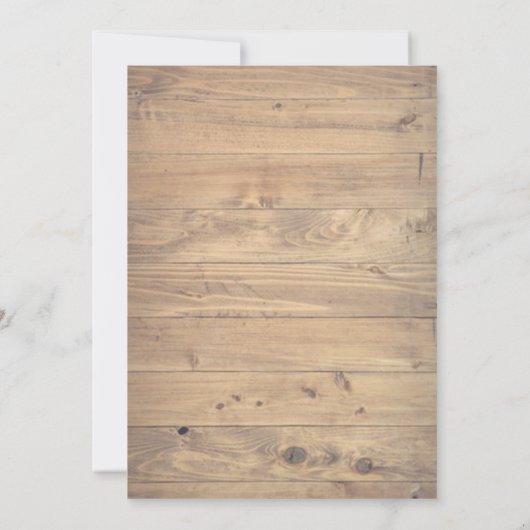 Yee Haw Roze Cowgirl Uitnodiging (Achterkant)