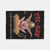 Yee Haw Vbs 2025 Animal Farm Vacation Bible School Fleece Deken (Voorkant (Horizontaal))