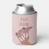 Yee Haw Western Rodeo Cowboy Boots Blush Roze Blikjeskoeler (Blikje Voorkant)