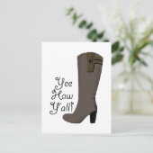 Yee Haw Y'all Briefkaart (Staand voorkant)