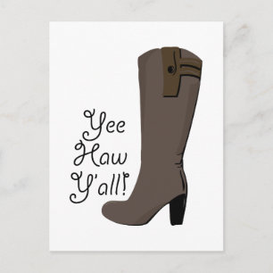 Yee Haw Y'all Briefkaart