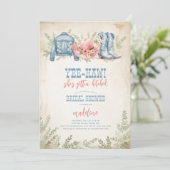 Yee-Haw, ze krijgt een verloofde Kaart (Staand voorkant)