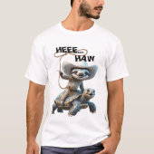 Yee-Sloth Cowboy Shirt - Grappig Western Rodeo T-s (Voorkant)