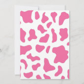 Yee Yaw Disco Cowgirl Verjaardagsfeestuitnodiging Kaart (Achterkant)