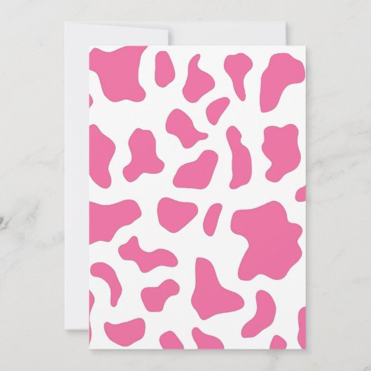 Yee Yaw Disco Cowgirl Verjaardagsfeestuitnodiging Kaart (Achterkant)