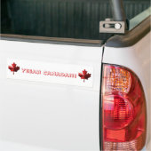 Yeeah Canada Flag Maple Leaf Bumpersticker (Op Truck)