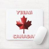 Yeeah Canada Flag Maple Leaf Mousepad Muismat (Met muis)