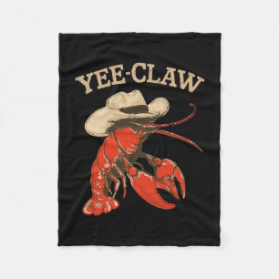 Yeeclaw Western Cowboy Rivierkreeft Koken Zomer Ze Fleece Deken