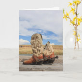 Yeeha! Westerne opstartkaart Kaart (Gele Bloem)